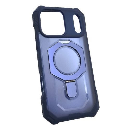 Чехол-крышка #27 (magsafe) с кольцом для iphone 17 pro max синий