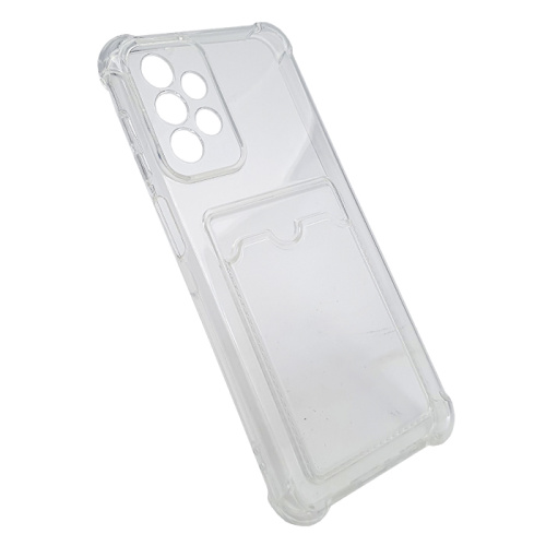 Чехол-силикон card holder Samsung a23 прозрачный