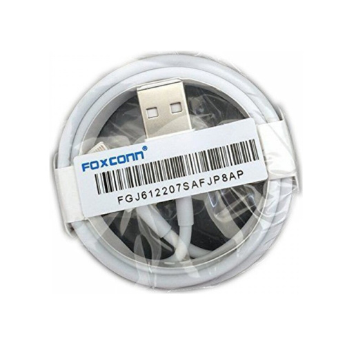 Кабель foxconn usb/l 100% (a1480) без упаковки белый
