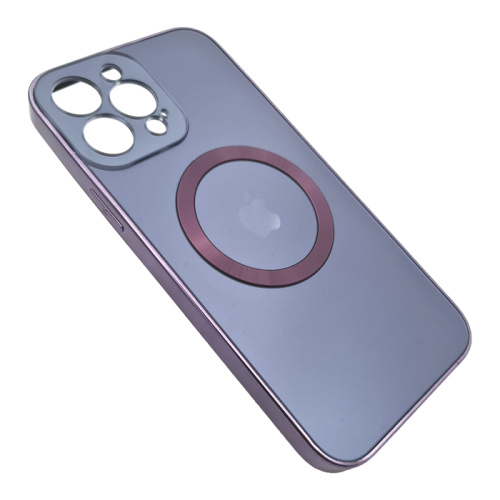 Чехол крышка di2 magsafe для iphone 13 pro max (6.7) фиолетовый