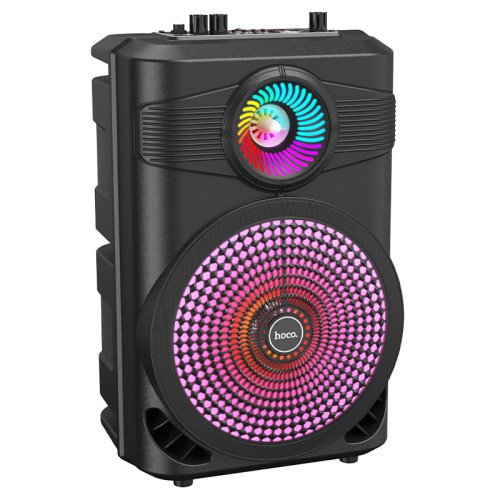 Акустическая колонка hoco bs46 karaoke wireless speaker черная 