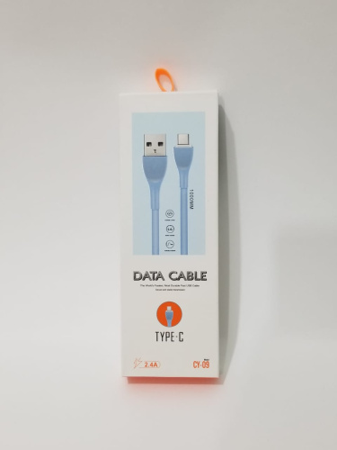Кабель usb cy-09 type-c черный