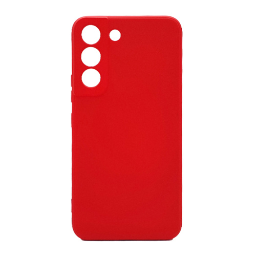 Чехол-силикон soft touch Samsung s22 plus красный