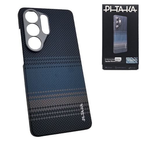 Чехол-крышка #74 pitaka Samsung s26 ultra monrise синяя
