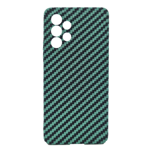 Чехол крышка new skin carbon Samsung a73 зеленый без упаковки 