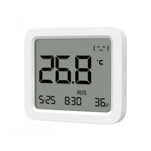 Комнатный термометр-гигрометр xiaomi mijia smart thermometer hygrometer 3 mjwsd05mmc белый (8972)