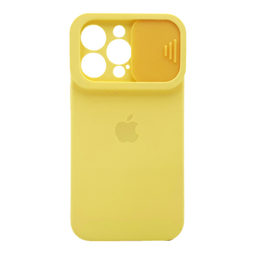 Чехол-силикон protect camera для iphone 13 pro (6.1) в упаковке желтый