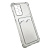 Чехол-силикон card holder Samsung a52 темно-прозрачный