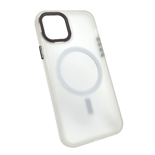 Чехол-крышка #83 magnetic collection mil-std для iphone 12/12 pro белый