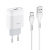 Сзу hoco c72a type-c (usb/2.1a) белый Сзу hoco c72a type-c (usb/2.1a) белый
