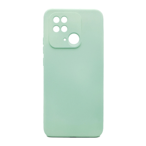 Чехол-силикон soft touch для xiaomi redmi 10c бирюзовый