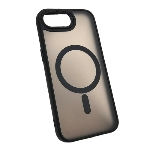 Чехол-крышка #83 magnetic collection mil-std для iphone 16e черный