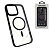 Чехол-крышка marooke m05 прозрачный c цветными бортами для iphone 15 pro черный