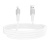 Кабель usb hoco x106 lightning (3m) белый Кабель usb hoco x106 lightning (3m) белый