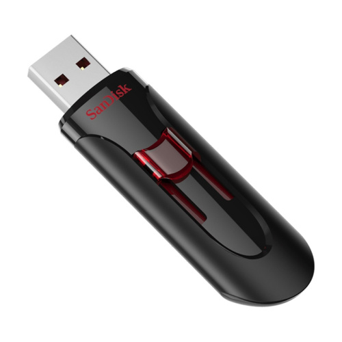 64gb (3.0) usb sandisk cz600 cruzer glide черный