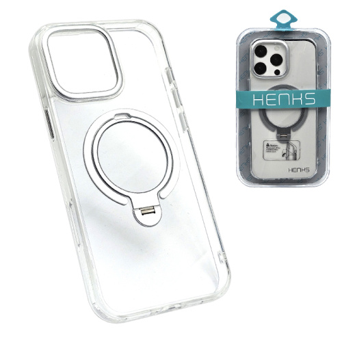 Чехол-крышка henks #56 revolve magsafe для iphone 16 pro max прозрачный