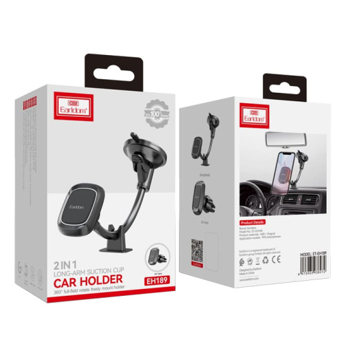 Автодержатель earldom et-eh189 черный