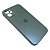 Чехол-силикон silicone case стекло (cam.protec) для iphone 11 (6.1) темно-зеленый