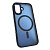Чехол-крышка #83 magnetic collection mil-std для iphone 16 синий