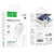 Сзу hoco c147a type-c to lightning (pd20w) белый