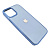 Чехол-силикон di матовый для iphone 12/12 pro голубой
