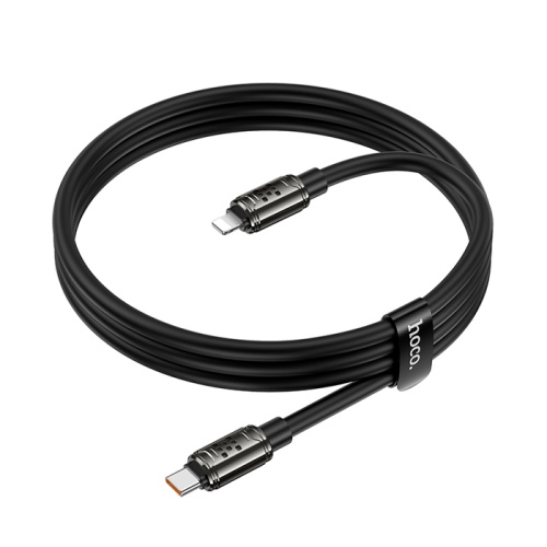Кабель type-c hoco u143 lightning черный 