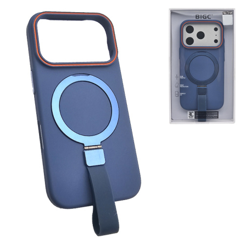 Чехол-крышка #11 bigs stand magsafe для iphone 17 pro max синий