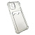 Чехол-силикон card holder iphone 12 pro max (6.7) темно-прозрачный