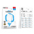 Сзу borofone bas71a (usb+lightning) белый Сзу borofone bas71a (usb+lightning) белый