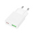 Сзу hoco n73 type (usb-a/usb-c/20w) белое