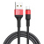 Кабель usb hoco x26 type-c 1m (3a) красно-черный Кабель usb hoco x26 type-c 1m (3a) красно-черный