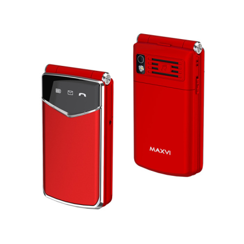 Тел.maxvi e11ds red-silver (eac)