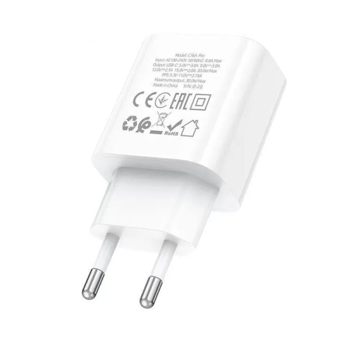 Сзу hoco c76a pro (pd30w) белое