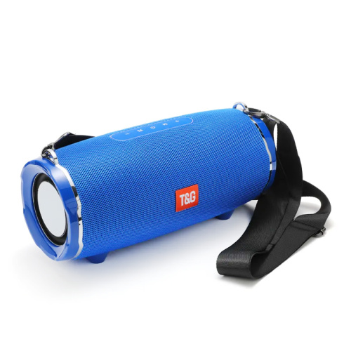 Колонка t&g tg-187 4400mah синяя