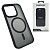 Чехол-крышка marooke transcluent magnetic для iphone 15 pro черный 