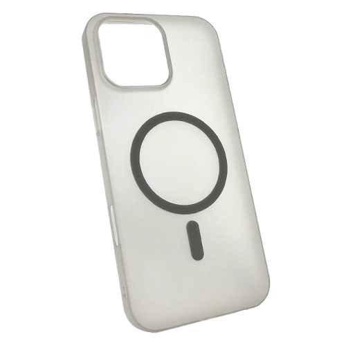 Чехол-крышка case #007 magsafe для iphone 16 pro серый
