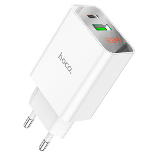 Сзу hoco c100a (usb/pd20w) белое