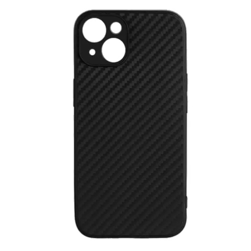Чехол-силикон likgus carbon для iphone 14 plus (6.7) черный
