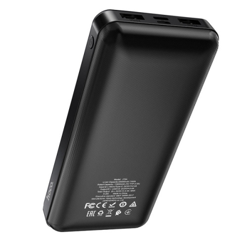 Пзу hoco j72a 20000mah (2a) черный