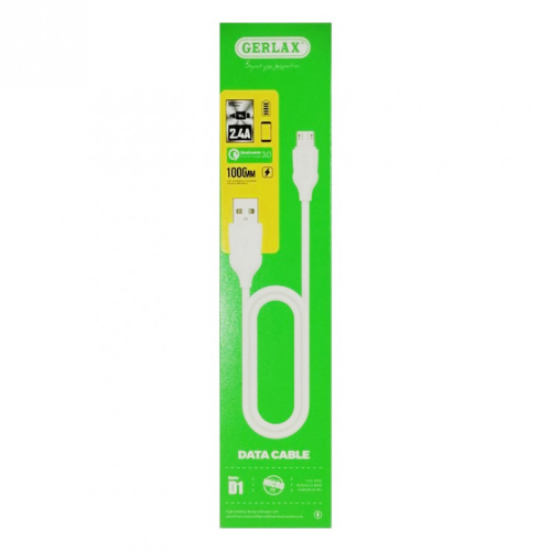 Кабель usb gerlax d1 micro белый