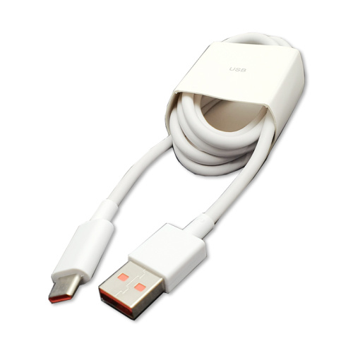 Кабель xiaomi 6a 65w 100% usb/type-c в упаковке белый (2881)