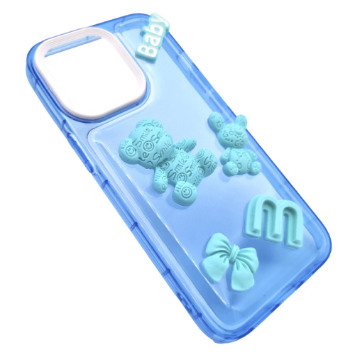 Чехол-силикон air bag baby для iphone 13 pro max синий