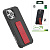Чехол-крышка green lion series 79 leather stand для iphone 14 pro черно-красный