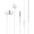 H/f (3.5mm) hoco m34 с микрофоном белые H/f (3.5mm) hoco m34 с микрофоном белые