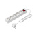 Сетевой фильтр maxvi sp-130 2300вт (5 розеток) 3м белый Сетевой фильтр maxvi sp-130 2300вт (5 розеток) 3м белый