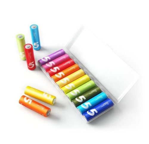Батарейки xiaomi zi7-aaa rainbow colors (10 шт) mix (0311)