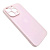 Чехол-силикон silicone case стекло (cam.protec) для iphone 13 pro (6.1) розовый