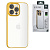 Чехол-крышка green lion elite case with matte electroplating bumper для iphone 14 pro золотой