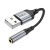 Переходник hoco ls36 usb/3.5mm серый 