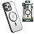 Чехол-крышка green lion deLGado chrome magsafe case for iphone 14 pro max черный
